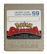 Nintendo GC Carte mémoire 59 Pokemon Colosseum