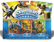 Skylanders: Spyro's Adventure (Triple Pack) Drobot S1 + Flameslinger S1 + Stump Smash S1