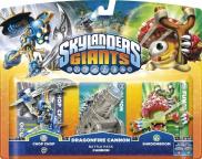 Skylanders: Giants (Battle Pack) Dragonfire Cannon + Chop Chop S2 + Shroomboom S1