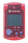 SEGA Dreamcast carte mémoire Visual Memory Unit (clear red)