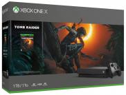 Xbox One X 1To - Pack Shadow of the Tomb Raider (Black)