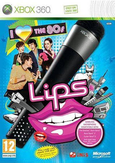 Lips : I Love The 80s - Pack Microphone