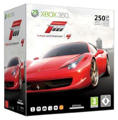 Xbox 360 250 Go Noire - Pack Forza Motorsport 4