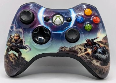 Microsoft Xbox 360 Wireless Controller Halo 3 Spartan - Édition Limitée (Manette Seule)