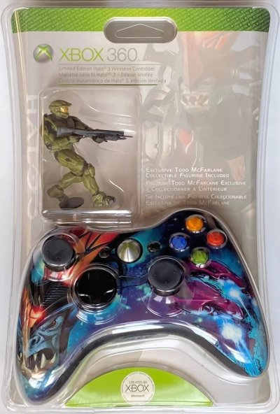 Microsoft Xbox 360 Wireless Controller Halo 3 Covenant - Édition Limitée