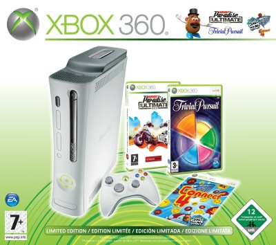 Xbox 360 Pro Famille - Edition Limitée (Inclu Burnout Paradise Ultimate & Trivial Pursuit)