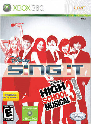 Disney Sing It! High School Musical 3: Senior Year - Bundle with Microphone