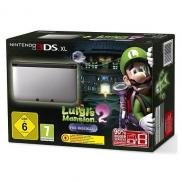 Nintendo 3DS XL Luigi's Mansion 2 (console argenté & noir + jeu)
