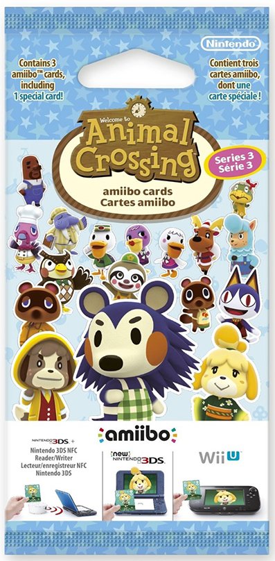 Amiibo Cartes Animal Crossing Happy Home Designer - Série 3
