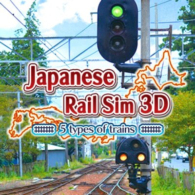 Japanese Rail Sim 3D  5 types of trains