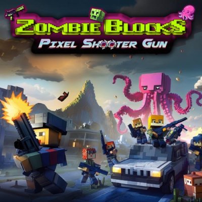 Zombie Blocks: Pixel Shooter Gun