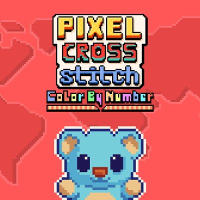 Pixel Cross Stitch Color by Number