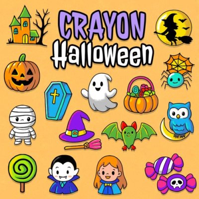 CRAYON HALLOWEEN