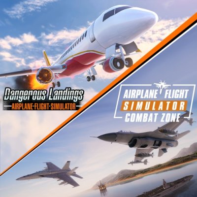 Airplane Flight Simulator Bundle: Combat Zone & Dangerous Landings