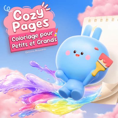 Cozy Pages: Coloriage pour Petits et Grands - Dessins Relaxants