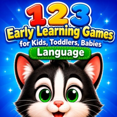 123 Early Learning Games for Kids, Toddlers, Babies - Language