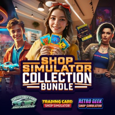 Shop Simulator Collection Bundle: Trading Card & Collectible Cars & Retro Geek
