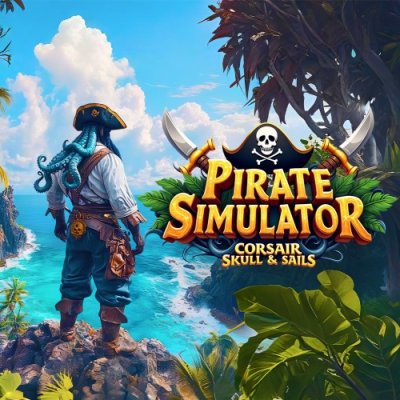 Pirate Simulator - Corsair Skull & Sails