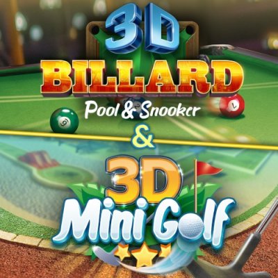 3D Billiards & 3D MiniGolf Bundle