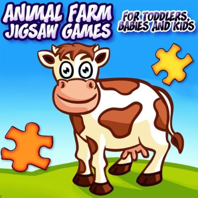 Animal Farm Jigsaw Games for Toddlers, Babies and Kids