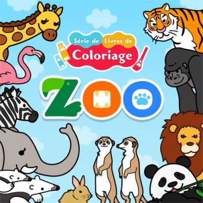 Série de livres de coloriage Zoo