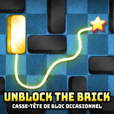 Unblock The Brick: Casse-tête de bloc occasionnel