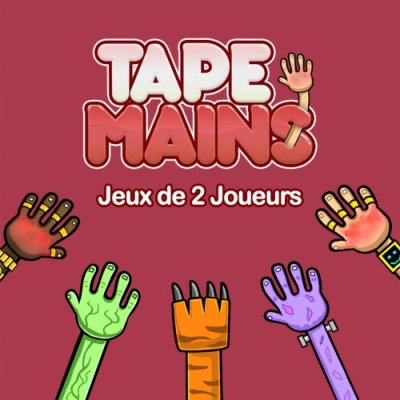 Tape Mains - Jeux de 2 Joueurs