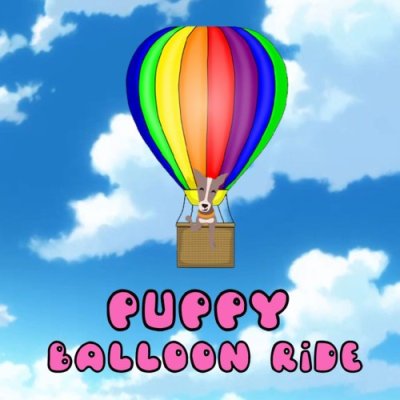 Balade en montgolfière pour chiot