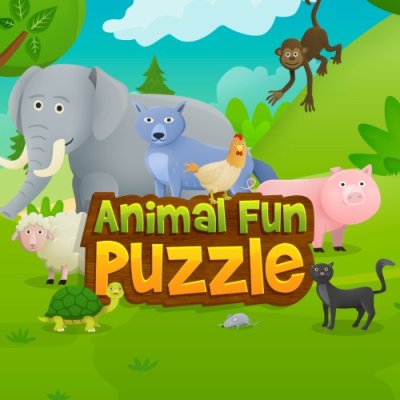 Animal Fun Puzzle - Jeu d'apprentissage et d'amusement préscolaire et maternelle pour les tout-petits et les enfants