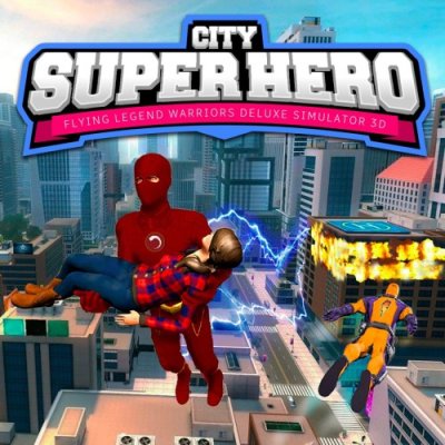 City Super Hero 3D - Flying Legend Warriors Deluxe Simulator