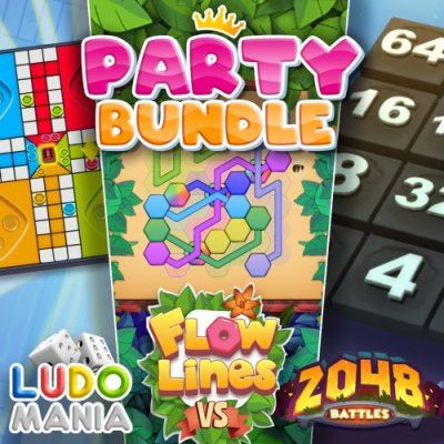 Party Bundle: Ludomania & Flowlines VS & 2048 Battles