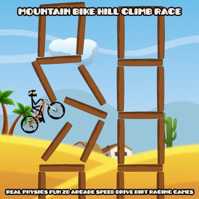 Mountain Bike Hill Climb Race: Real Physics Fun 2D Arcade Speed Drive Dirt Racing Games