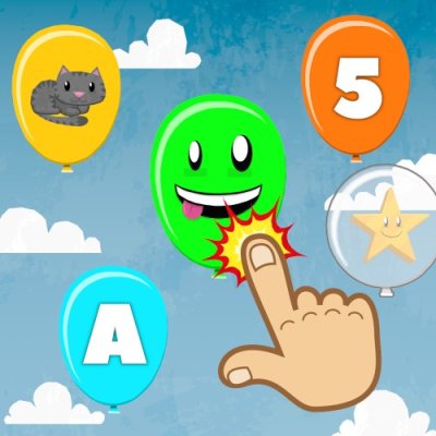 Ballons Éclater pour les tout-petits et les enfants - Apprenez les chiffres, les lettres, les couleurs et les animaux
