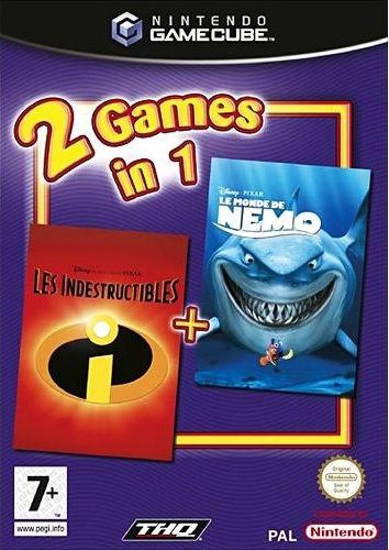 Les indestructibles + Le monde de Nemo  - 2 games in 1