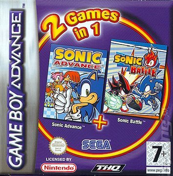 2 Games In 1 - Sonic Advance + Sonic Battle