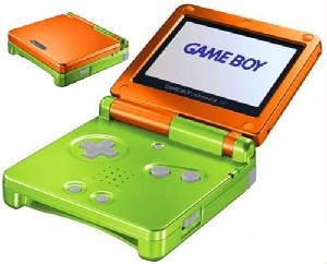 Game Boy Advance SP Dual Tone Spice-Lime