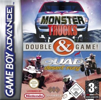 Double Game ! : Monster Trucks & Quad Desert Fury (Pack 2 Jeux)