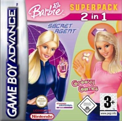 Barbie Superpack 2 in 1: Secret Agent + Groovy Games