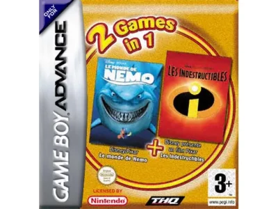 Les indestructibles + Le monde de Nemo - 2 games in 1