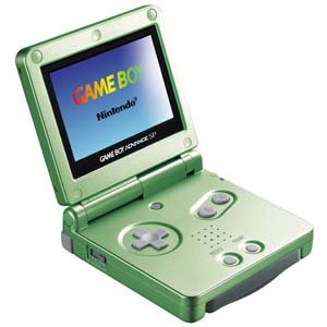 Game Boy Advance SP2 Pearl Green