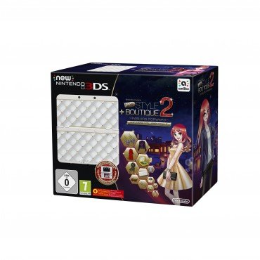 Nintendo New 3DS Blanche + La Nouvelle maison du Style 2 : Les Reines de la Mode Préinstallé