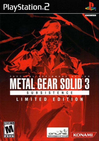 Metal Gear Solid 3 : Subsistence - Limited Edition