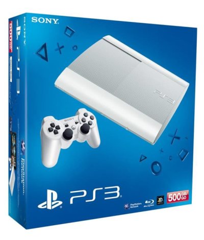 PS3 Ultra Slim 500 Go (Classic White)