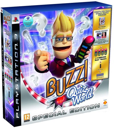 Buzz! Quiz World + Pack 4 Buzzers - Special Edition