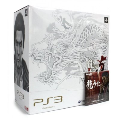 PS3 Ultra Slim 250 Go - Ryu ga Gotoku 5: Yume, Kanaeshi Mono ~ Emblem Edition