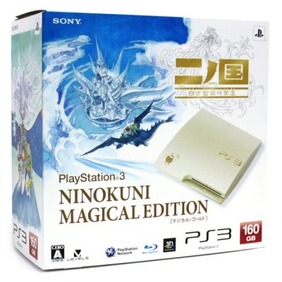 PS3 Slim 160 Go - Ni no Kuni: Shiroki Seihai no Joô ~ Magical Edition