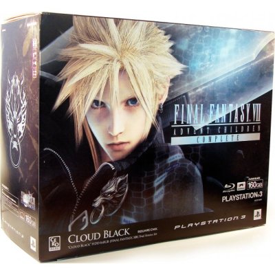 PS3 Fat 160 Go - Final Fantasy VII: Advent Children Complete (Cloud Black)