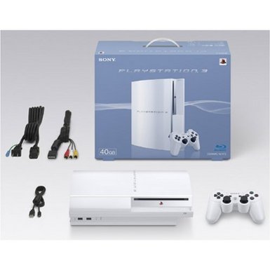 PS3 Fat 40 Go (Ceramic White)