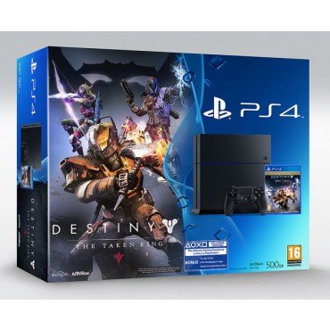 PS4 500 Go - Pack Destiny : Le Roi Des Corrompus Edition Légendaire (Jet Black)