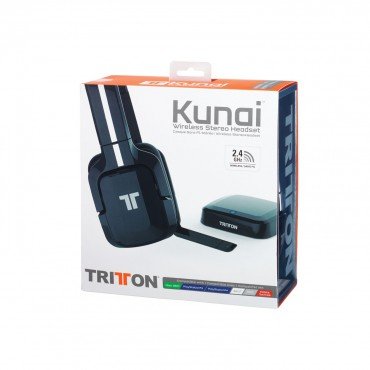 PS4 Casque Kunai Sans Fil Black